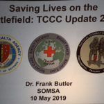 Frank Butler gibt seinen letzten Auftritt auf der SOMSA 2019 und präsentiert die TCCC Updates 2019